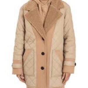 Derek lam 10 Crosby Amelie faux shearling quilted reversible jacket